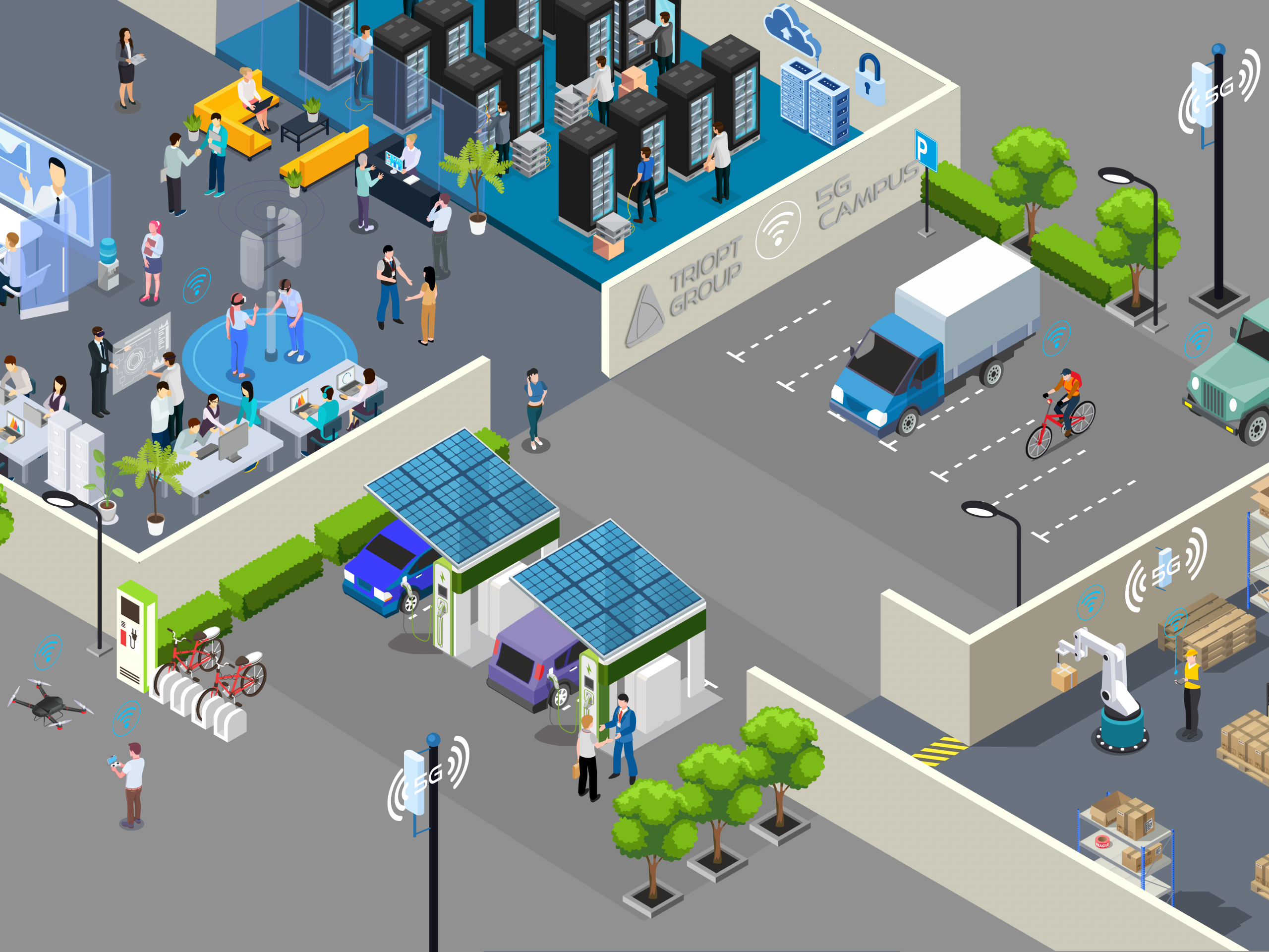 Campus Netz Rendering