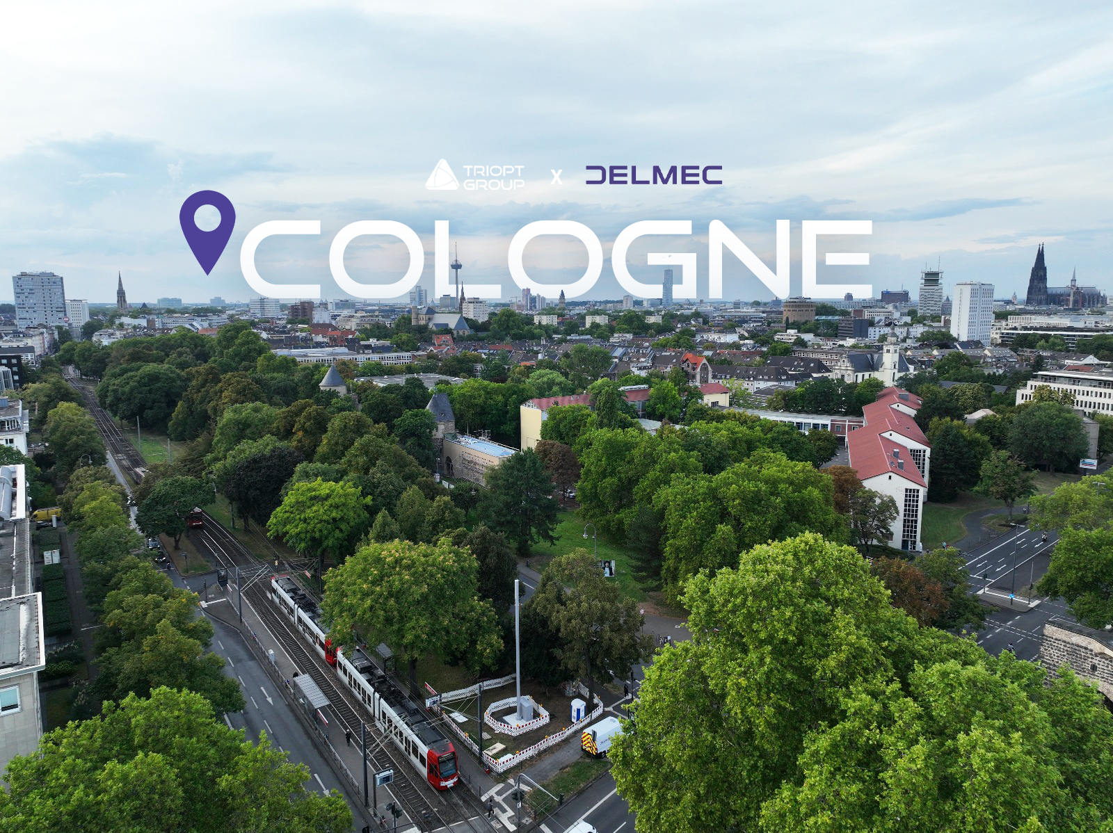 Triopt Group und Delmec realisieren innovative Lösung für den Mobilfunkausbau in Deutschland.